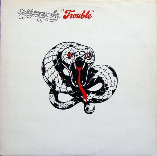 Image of Front Cover of LP - VG+/VG - WHITESNAKE, Trouble (EMI; INS3022, UK 1978, Textured Sleeve, Inner With Curved Corners), One light scratch,  - 4446024S