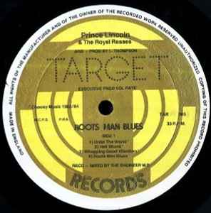 Image of Label Cover of LP - VG/VG - PRINCE LINCOLN & THE ROYAL RASSES, Roots Man Blues (Target Records; TARGET 003, UK 1984, Gatefold), ,  - 2926007E