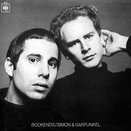 Image of Front Cover of 3624094E: LP - SIMON AND GARFUNKEL, Bookends (CBS Orange (33 1/3 On Label); 63101, UK 1970 Reissue, Laminated Front Sleeve, Shorewood Sleeve, Stereo Sticker on Reverse)   VG+/VG