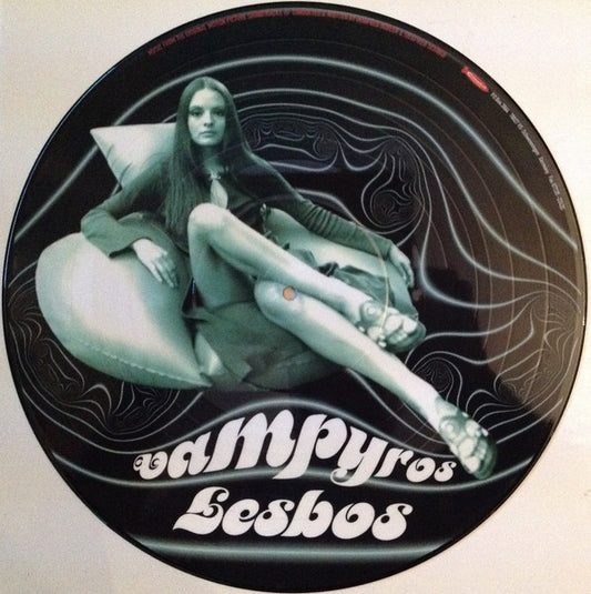 Image of Front Cover of LP - /VG+ - MANFRED HUBLER & SEIGFRIED SCHWAB, Vampyros Lesbos - OST (Crippled Dick Hot Wax; CDHW028, Germany 2002 Reissue, Clear Plastic Sleeve, Picture Disc), ,  - 2226266E