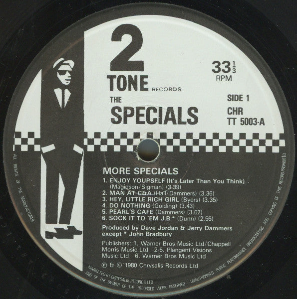Image of Label Cover of LP - VG/VG - THE SPECIALS, More Specials (Two-Tone; CHR TT 5003, UK 1980, Flipback Sleeve, No Poster, No 7"), Hairlines, ,  - 2846260S