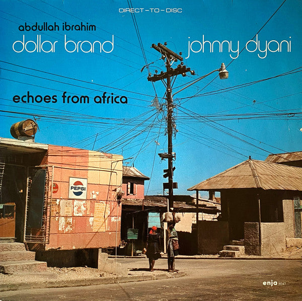 Image of Front Cover of LP - VG/VG - ABDULLAH IBRAHIM / DOLLAR BRAND, JOHNNY DYANI, Echoes From Africa (Enja Records; enja 3047, Germany 1979, Limited Edition Direct-To-Disc), ,  - 4226330E