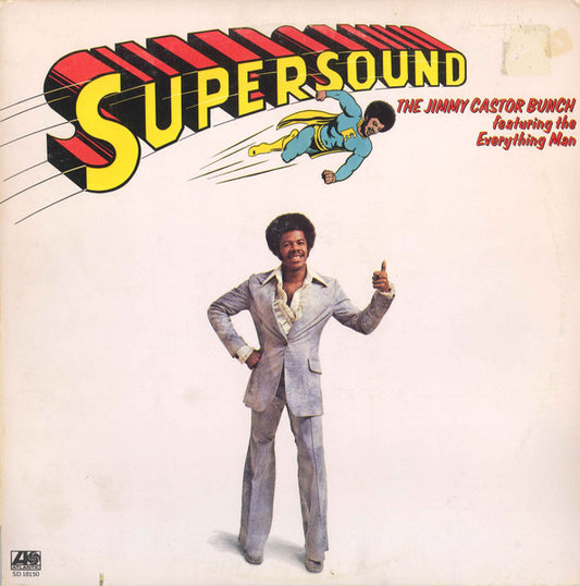Image of Front Cover of LP - VG/VG - JIMMY CASTOR BUNCH, Supersound (Atlantic Orange & Green - No W Logo On Label Rim; SD 18150, US 1975), ,  - 1126293E