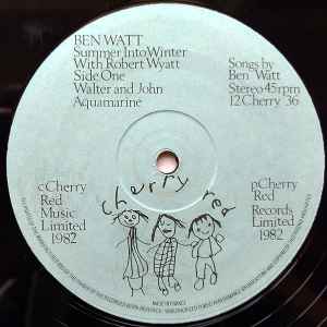 Image of Label Cover of 12" EP - VG/VG - BEN WATT WITH ROBERT WYATT, Summer Into Winter (Cherry Red; 12CHERRY36, UK 1982, Picture Sleeve, Everything But The Girl), Strong VG, Edge And Ring Wear,  - 2326136E