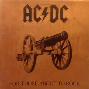 Image of Front Cover of LP - VG/VG - AC/DC, For Those About To Rock We Salute You (Atlantic ; K 50851, UK 1981, Embossed Gatefold Sleeve, No Barcode.), Strong VG, Just some light mottling to disc in parts, Otherwise clean, Sticker ghost on sleeve,  - 0716323C