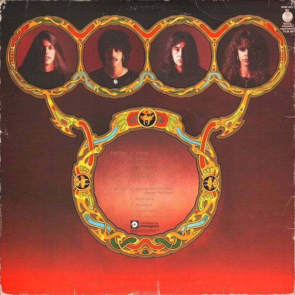 Image of Back Cover of LP - VG/VG - THIN LIZZY, Johnny the Fox (Vertigo; 9102 012, UK 1976, Inner, Original UK release ), Light hairlines,  - 2426015E