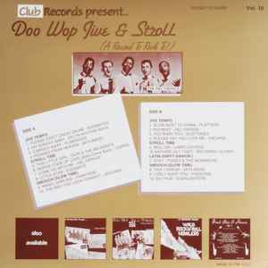 Image of Back Cover of 2025186E: LP - VARIOUS, Doo Wop Jive & Stroll Vol 10 (Club Records; DWJSLP10, Spain 1970s) Light hairlines. Light ringwear to sleeve.  VG/VG