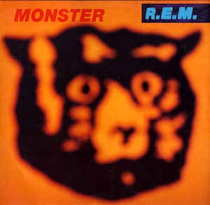 Image of Front Cover of 3924277E: LP - R.E.M., Monster (WB; 9362 45740 1, Europe 1994, Inner) Vinyl is covered in light marks - plays with surface noise. Sleeve has small sticker removal mark, a few small creases.  VG/G