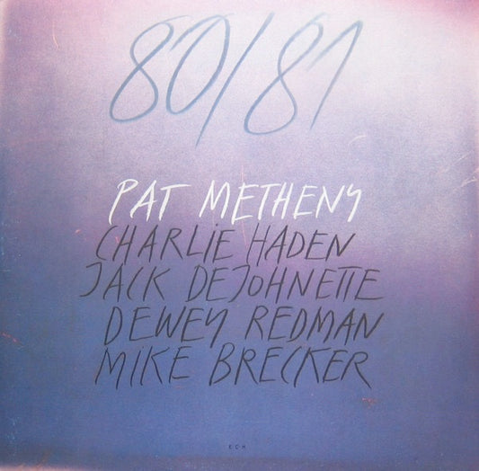 Image of Front Cover of 4925367E: 2xLP - PAT METHENY, 80/81 (ECM; 1180/81, Germany 1980, Gatefold)   G+/VG+