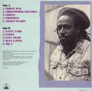 Image of Back Cover of LP - VG+/VG+ - LITTLE ROY, Prophesy (Tafari; SCLP448, US 1989, Picture Sleeve), Light ringwear. Writing on back of sleeve.,  - 4046132S