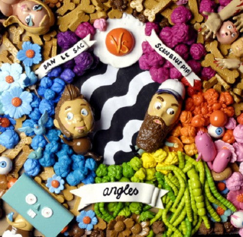 Image of Front Cover of 5025039E: 2xLP - DAN LE SAC VS SCROOBIUS PIP, Angles (Sunday Best; SBESTLP24, UK 2008, No Poster, NO CD)   VG+/VG
