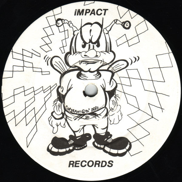 Image of Back Cover of 12" - /G+ - STATIC SUBSTANCE, Happiness / Ghetto People (Remix) (Impact; IMP013, UK 1993, Card Sleeve), Light marks and a minor warp, plays well though.,  - 2326313E