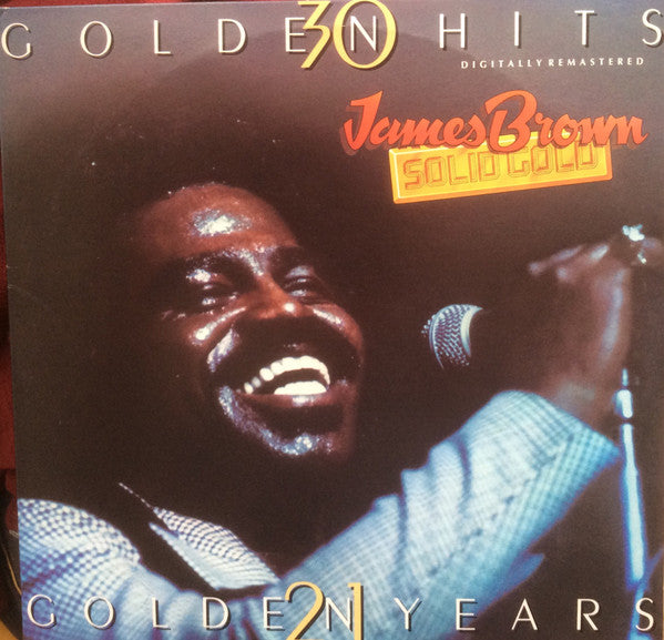 Image of Front Cover of 2xLP - VG/VG+ - JAMES BROWN, Solid Gold (30 Golden Hits - 21 Golden Years) (Polydor Red Label; 422-829 254-1 Y-2, US 1986 Reissue, Gatefold), ,  - 3826221E
