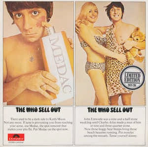 Image of Front Cover of LP - VG/VG - THE WHO, Sell Out (Polydor; 2478 142, Germany 1981 Reissue), Hairlines. Sticker damage on front of sleeve, laminate damage, edge wear.,  - 4326293E