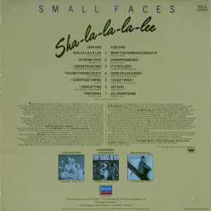 Image of Back Cover of LP - VG+/VG+ - THE SMALL FACES, Sha-La-La-La-Lee (Decca; TAB16, UK 1981), ,  - 3026080E