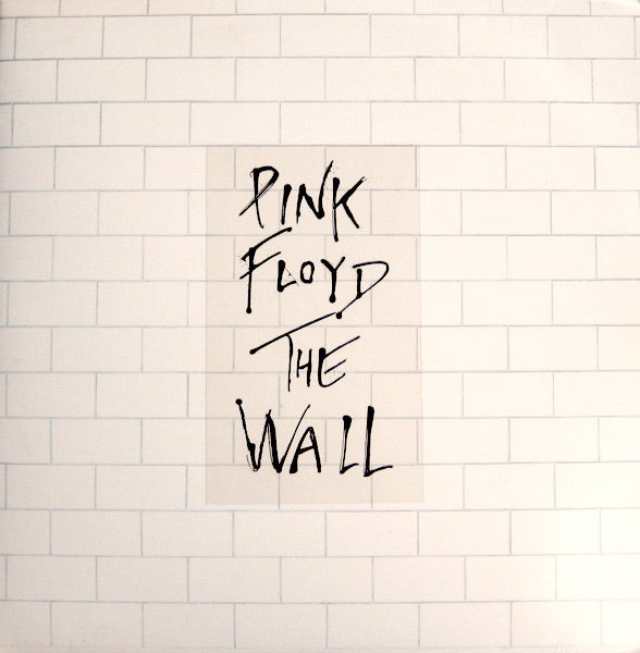 Image of Front Cover of 3514377C: 2xLP - PINK FLOYD, The Wall (Harvest; SHDW411, UK 1979, Gatefold, Inners With Rounded Corners, Stickered Sleeve, First Sleeve, Inside gatefold printing says "Produced By" (No "In Alphabetical Order")) Light marks and hairlines to vinyl, Sleeve has a little bit of staining, The inners have faintly handwritten track times and cat numbers that have been attempted to be rubbed off, No Sticker, All round decent copy.  VG/VG