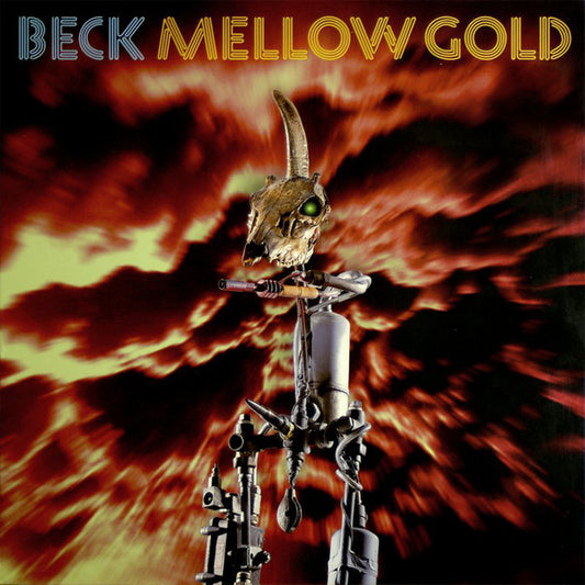 Image of Front Cover of LP - VG/G - BECK, Mellow Gold (Bong Load Records; BL12, US 1997 Reissue, Black Barcoded Sleeve), Light marks, strong VG sleeve just a small corner bump and minor edge wear.,  - 1216200C