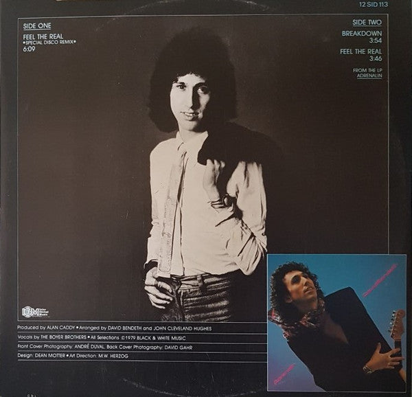 Image of Back Cover of 12" - VG/VG - DAVID BENDETH, Feel the Real (IGM; 12 SID 113, UK 1979), ,  - 4426051E