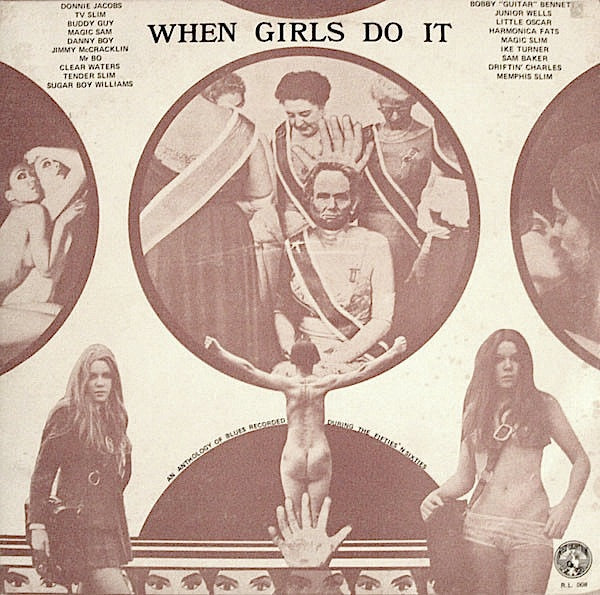 Image of Front Cover of 2xLP - VG+/EX - VARIOUS, When Girls Do It (Red Lightnin'; R.L.006, UK 1971, Textured Gatefold Sleeve), ,  - 2926143E