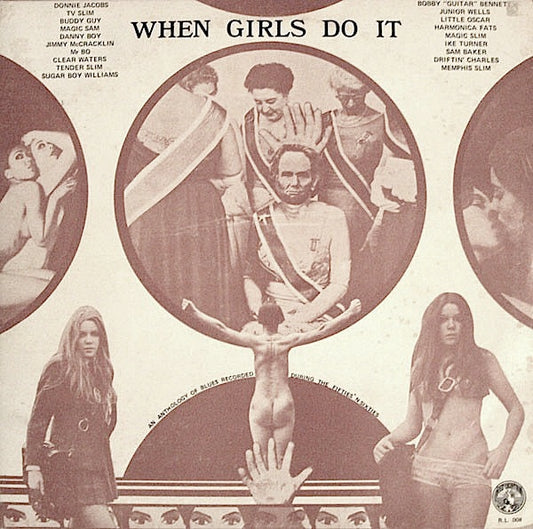 Image of Front Cover of 2xLP - VG+/EX - VARIOUS, When Girls Do It (Red Lightnin'; R.L.006, UK 1971, Textured Gatefold Sleeve), ,  - 2926143E