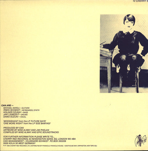 Image of Back Cover of 12" - VG+/VG+ - CAN, Moonshake/ Turtles Have Short Legs/ One More Night (Cherry Red; 12 Cherry 57, UK 1983), ,  - 2526336E