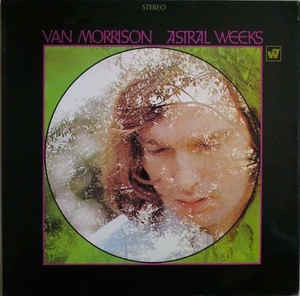 Image of Front Cover of 4044424S: LP - VAN MORRISON, Astral Weeks (WB Orange; WS 1768, UK 1969, Laminated Flipback Sleeve, 1st Press, W7 Music on Labels) Sleeve is intact but has heavy edge wear and creasing. Audible marks on disc.   G/G