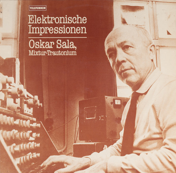 Image of Front Cover of LP - VG+/EX - OSKAR SALA, Elektronische Impressionen (Telefunken; 6.42003AP, Germany 1979), Cut-out (Hole punched), "PSI" Stamped In Gold Ink On Rear Sleeve,  - 2225269E