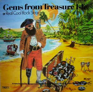 Image of Front Cover of LP - VG/VG+ - VARIOUS, Gems From The Treasure Isle (Trojan Records; TRLS206, UK 1982, Picture sleeve, Blue Label), ,  - 3016142C