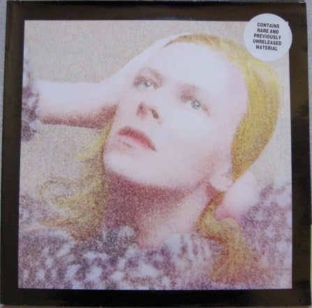Image of Front Cover of LP - EX/EX - DAVID BOWIE, Hunky Dory (EMI; EMC3572, UK 1990 Reissue, Gatefold), Stickered Sleeve,  - 2526188E
