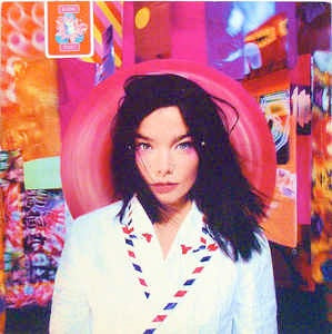 Image of Front Cover of LP - G+/VG - BJORK, Post (One Little Indian; TPLP51, UK 1995, Stickered Sleeve, Inner, Pink Vinyl), Couple of light scratches, still in opened shrinkwrap with seal sticker (sliced open), top left corner of sleeve & Inner badly damaged & split,  - 4046047S