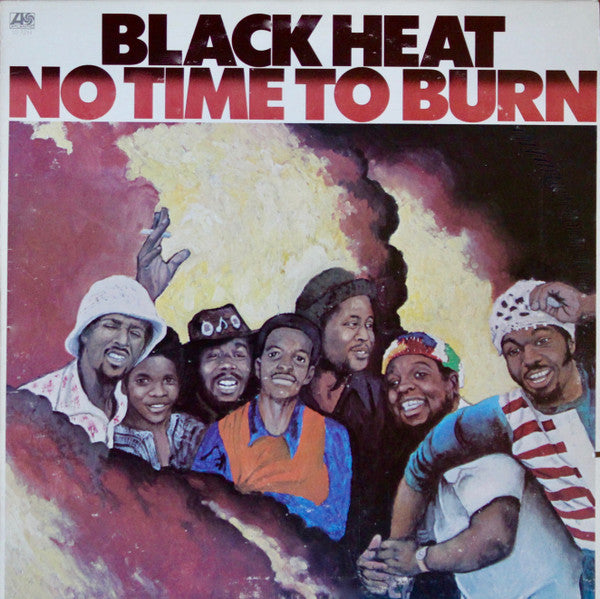Image of Front Cover of LP - VG/VG - BLACK HEAT, No Time To Burn (Atlantic; SD 7294, US 1974, Pasteback Sleeve, Company Inner, Presswell Pressing), Vinyl in strong VG.,  - 3046313S