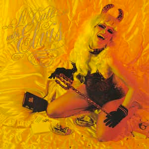 Image of Front Cover of LP - VG/G - THE CRAMPS, A Date With Elvis (Big Beat; WIKA46, UK 1986, Gold Embossed Sleeve, Inner), Sleeve & inner creased.,  - 3816583C