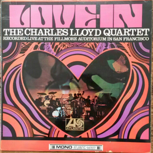 Image of Front Cover of LP - G+/VG - CHARLES LLOYD QUARTET, Love In (Atlantic Plum & Orange; 587077, UK 1967, Picture Sleeve, Mono), ,  - 2426199E
