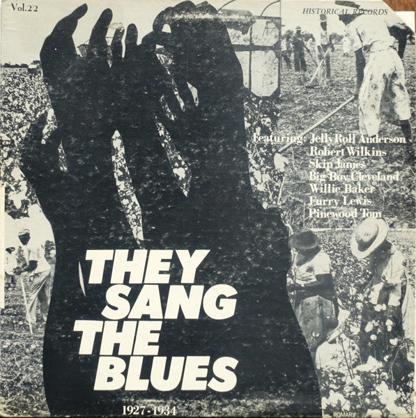 Image of Front Cover of LP - VG/VG - VARIOUS, They Sang The Blues 1927-1934 (Historical Records "Faun" Labels; 5829-22, US Reissue, No Insert), ,  - 3516201C
