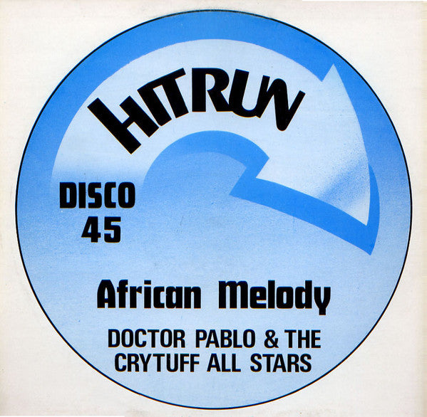 Image of Back Cover of 12" - VG+/VG - CAROL KALPHAT FEAT. CLINT EASTWOOD / DOCTOR PABLO & CRY TUFF ALLSTARS, African Land / African Melody (Hitrun; HIT DD1, UK 1978, Picture Sleeve), ,  - 3726083E