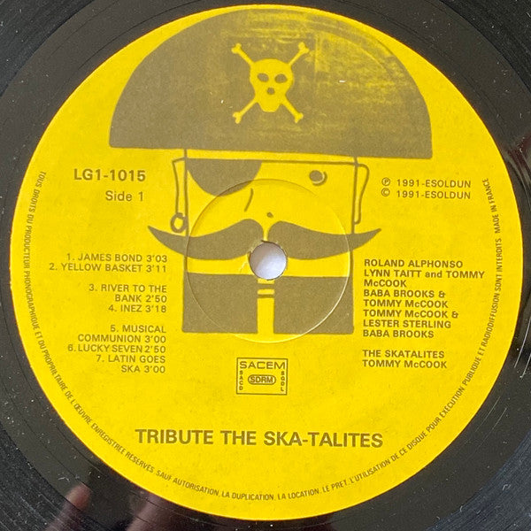 Image of Label Cover of LP - VG+/VG+ - VARIOUS ARTISTS (THE SKATALITES), Tribute To The Ska-talites (Lagoon; LG1-1015, France 1991), ,  - 1746307S