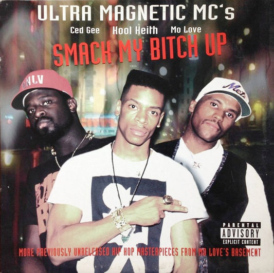 Image of Front Cover of 4244368S: LP - ULTRAMAGNETIC MC'S, Smack My Bitch Up (Tuff City; TUF LP 0624, US 1998)   VG/VG+