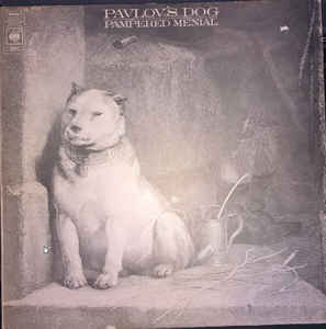 Image of Front Cover of LP - VG/VG - PAVLOV'S DOG, Pampered Menial (CBS; CBS 80872, UK 1975, Arrow Under Stereo On Label), Ring wear, small tear + water damage to sleeve corner. ,  - 2126260E