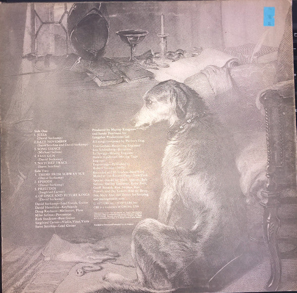Image of Back Cover of LP - VG/VG - PAVLOV'S DOG, Pampered Menial (CBS; CBS 80872, UK 1975, Arrow Under Stereo On Label), Ring wear, small tear + water damage to sleeve corner. ,  - 2126260E