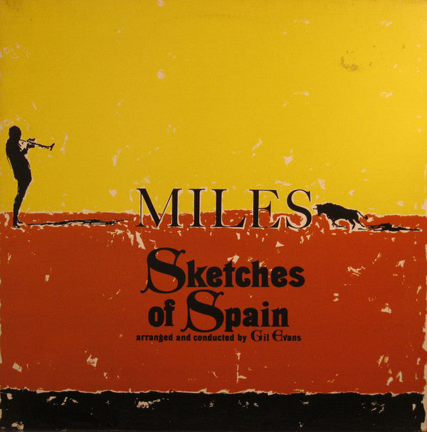 Image of Front Cover of LP - VG/VG+ - MILES DAVIS, Sketches of Spain (CBS Orange/Yellow; 62327, UK 1970s Reissue, Laminated Front Sleeve), ,  - 4146058S