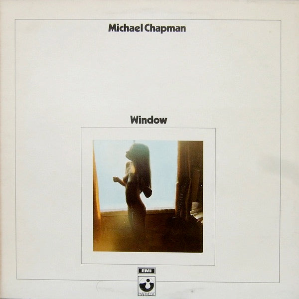 Image of Front Cover of 4224149E: LP - MICHAEL CHAPMAN, Window (Harvest Green, Gramophone Co On Rim, No EMI Box, ; SHVL786, UK 1970, Textured Gatefold Sleeve) Factory Sample Sticker On Label, Slight Water Damage To Sleeve  VG/VG