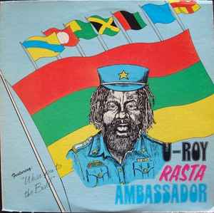 Image of Front Cover of LP - VG/G+ - U ROY, Rasta Ambassador (TR International; , Jamaica 1977, Classic DJ LP Rare Jamaican Press), Marks on disc. Plays well. Wear to sleeve with ringwear.,  - 2926321E