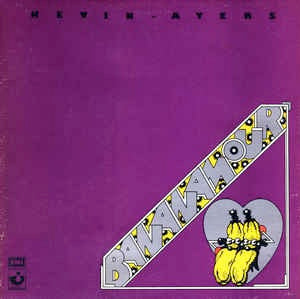 Image of Front Cover of LP - VG/VG - KEVIN AYERS, Bananamour (Harvest Green, Gramophone Co On Rim, EMI Box; SHVL807, UK 1973, Textured Gatefold), Strong VG, only a few light hairlines. Corner crease, light edge and ring wear.,  - 1446326S