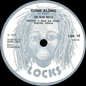 Image of Front Cover of 7"  - /VG+ - THE BLUE BELLS / THE UPSETTERS, Come Along / Dub Along (Locks; Lox 15, UK 1976, Solid Centre), Clean shiny labels.,  - 3216141C