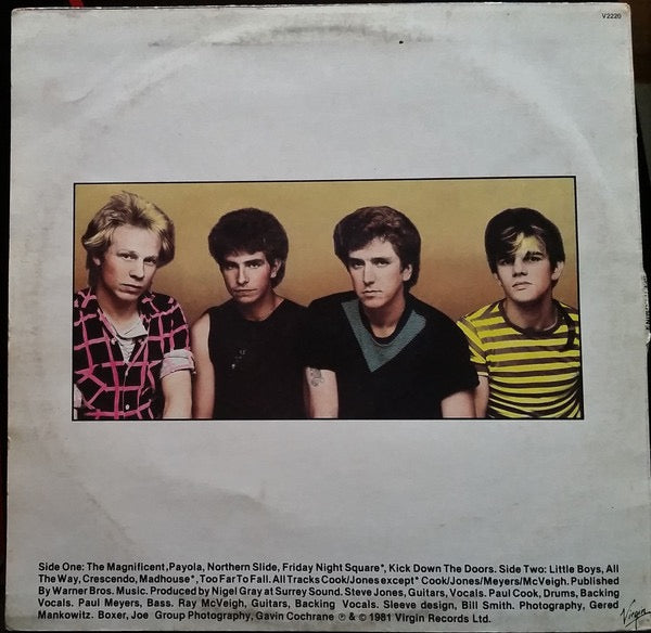 Image of Back Cover of LP - VG/G - THE PROFESSIONALS, I Didn't See It Coming (Virgin; V2220, UK 1981), Light marks and hairlines only,  - 3416085C