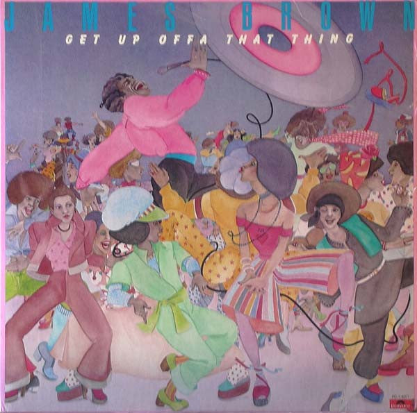 Image of Front Cover of LP - VG/VG - JAMES BROWN, Get Up Offa That Thing (Polydor Red Label; PD-1-6071, US 1976), Sleeve has crease, indentations, a little writing on front, permanent customer sticker on rear.,  - 3926175E