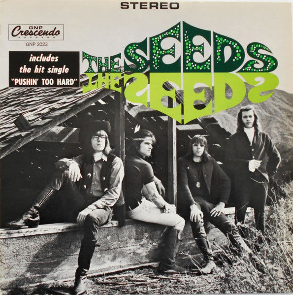 Image of Front Cover of 1924011E: LP - THE SEEDS, The Seeds (GNP Crescendo; GNP 2023, US Reissue, L-21827 feint in runouts) Dented corners, creases to sleeve. Light marks/scuffs to vinyl, nothing serious.  VG/VG