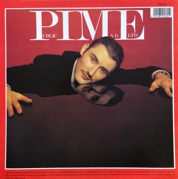 Image of Back Cover of LP - VG/VG - PUBLIC IMAGE LIMITED (PIL), First Issue (Virgin Grey Label; OVED 160, UK 1986 Reissue, Inner), Sticker damage, Light marks to disc,  - 1716369C