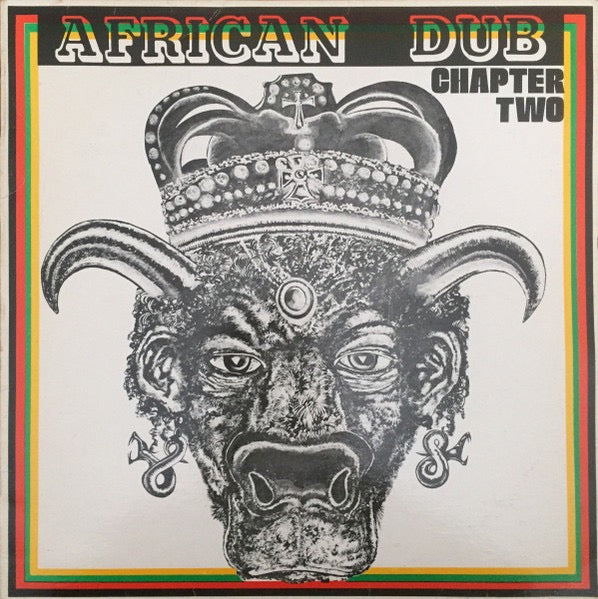 Image of Front Cover of LP - VG/VG - VARIOUS, African Dub - All Mighty Chapter 2 (Lightning; LIP11, UK 1978), Biro on sleeve and 'Zambia Airways' sticker :),  - 3616457C