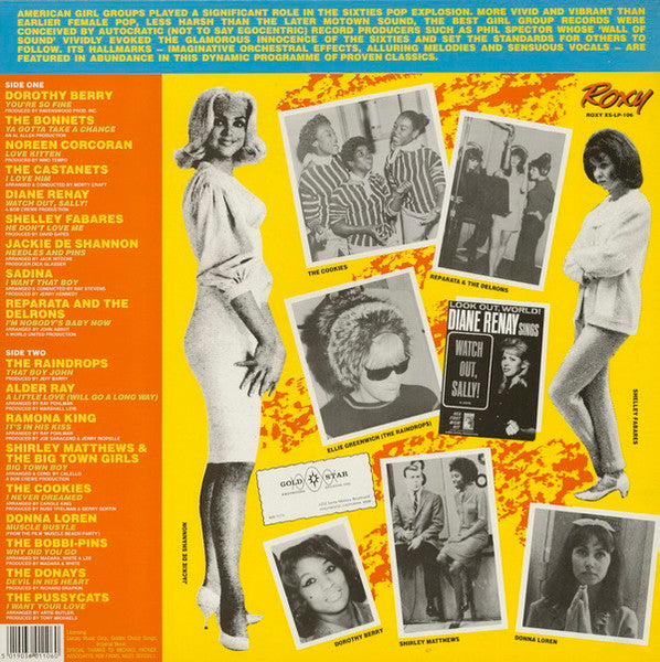 Image of Back Cover of 3725267E: LP - VARIOUS, Beyond the Wall of Sound (Roxy; XSLP106, UK 1990s)   VG+/VG+